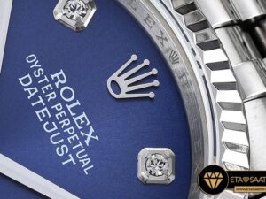 RDJ0267B - DateJust Jub Flt SSSS Dark Blue Diam BP A3135 Mod - 02.jpg